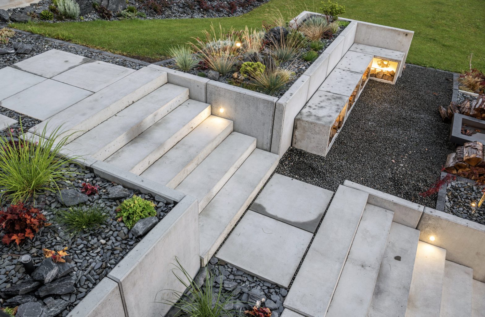 Landscape lighting project