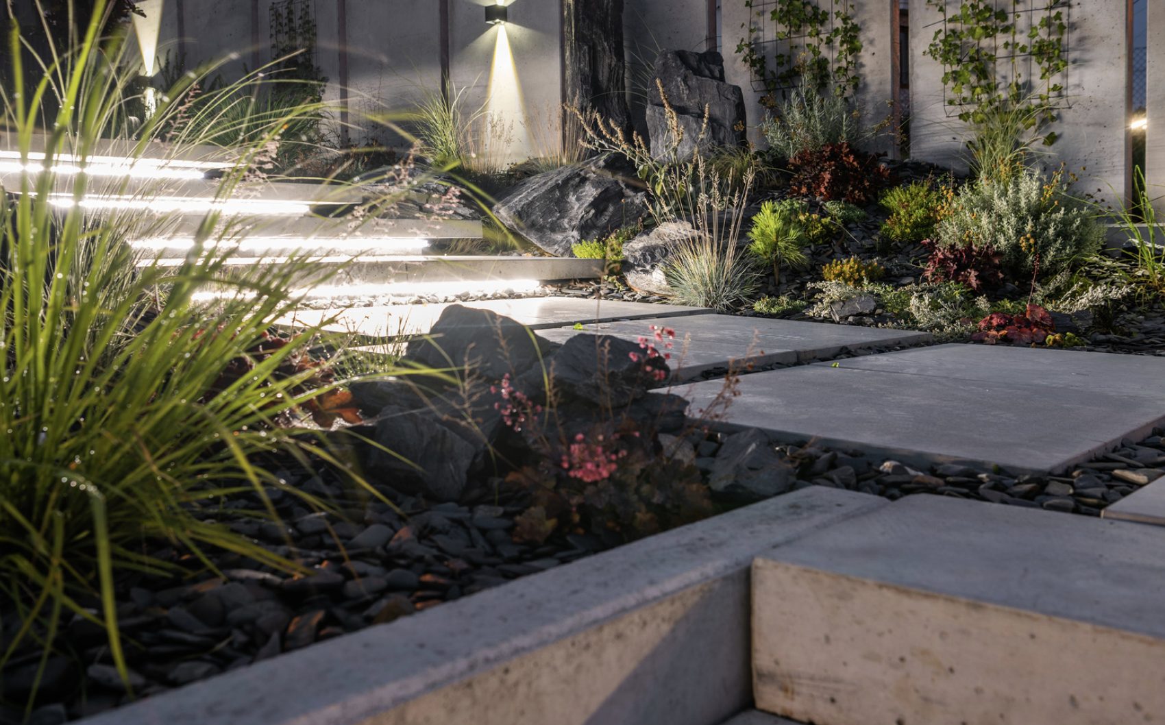 Garden accent lighting